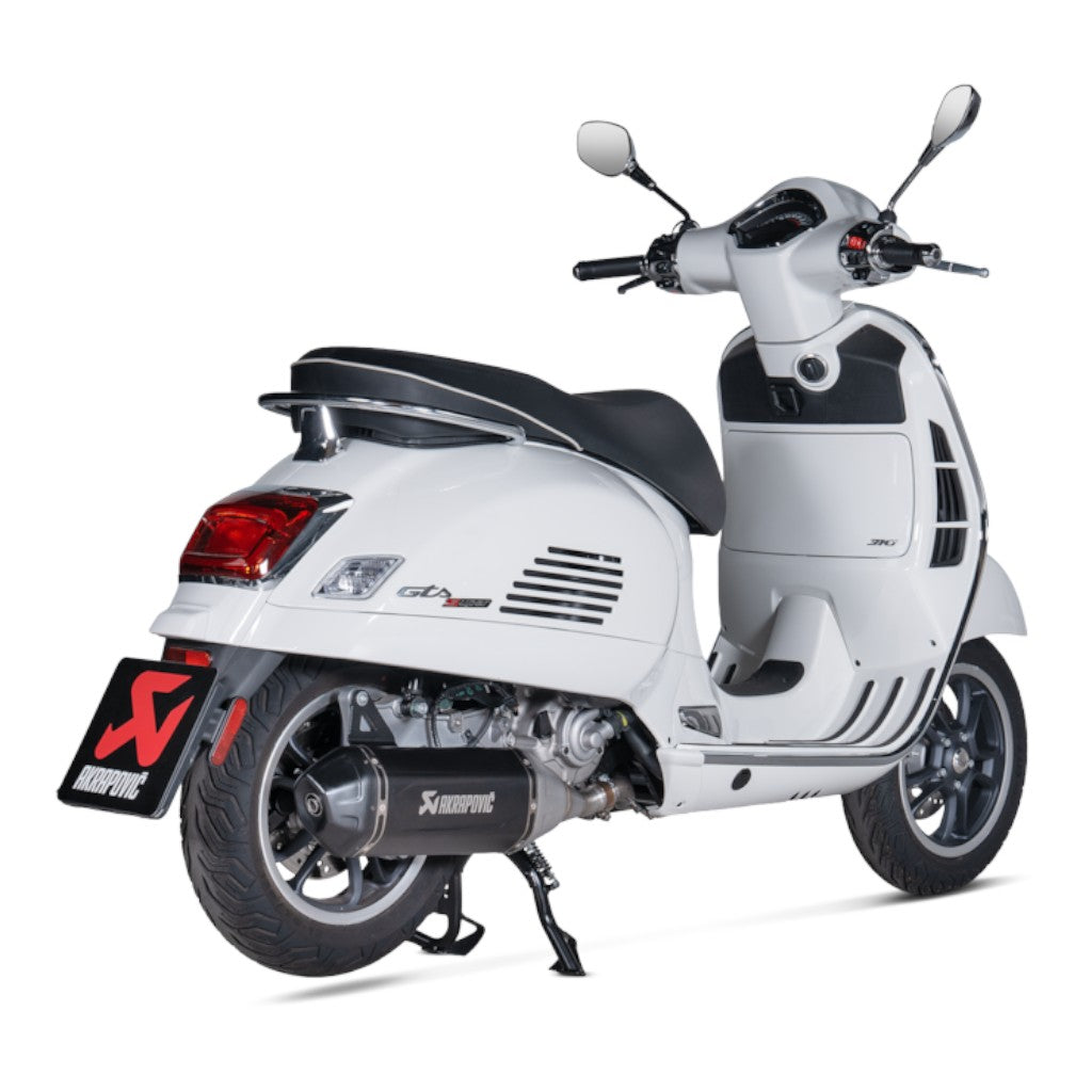 AKRAPOVIC S-VE3SO12-HWSSBL/1 Exhaust System Slip-On Line (Stainless Steel) for VESPA GTS 310 / Super / SuperSport / SuperTech 2024-2026 Photo-2