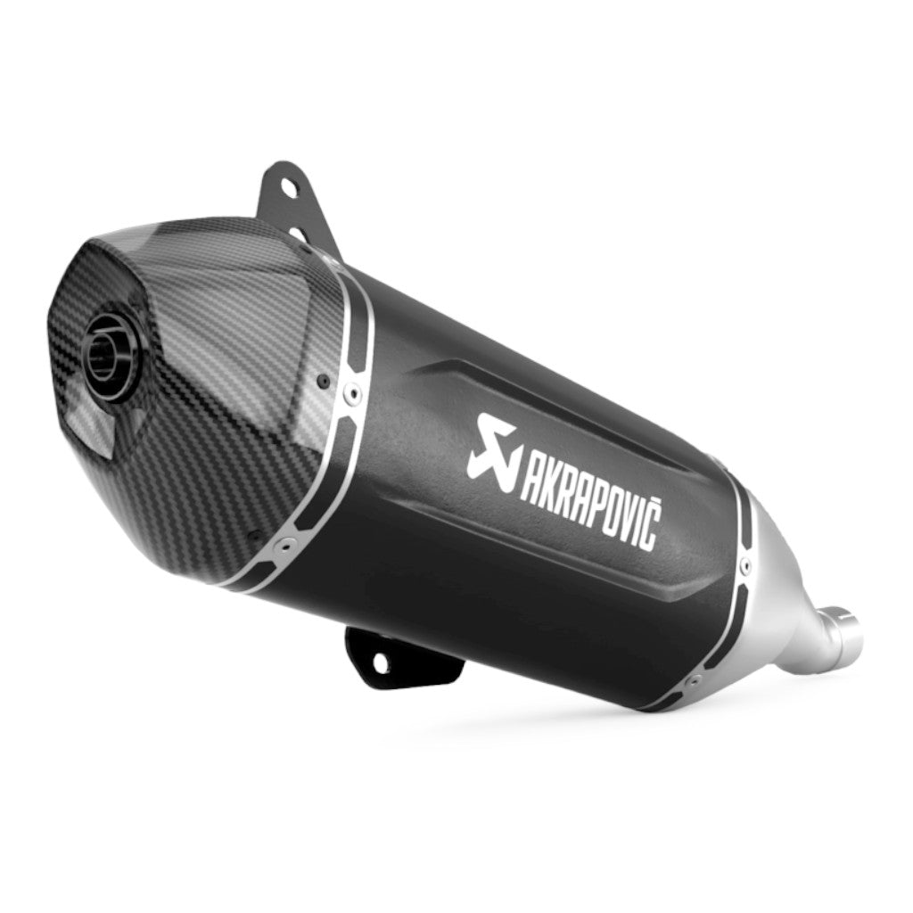 AKRAPOVIC S-VE3SO12-HWSSBL Muffler Slip-On Line (Stainless Steel) for VESPA GTS 310 / Super / SuperSport / SuperTech Photo-1