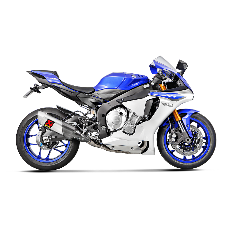 AKRAPOVIC S-Y10E3-APT Exhaust System Evolution Line Kit (Titanium) for YAMAHA R1 2015-2019 Photo-1