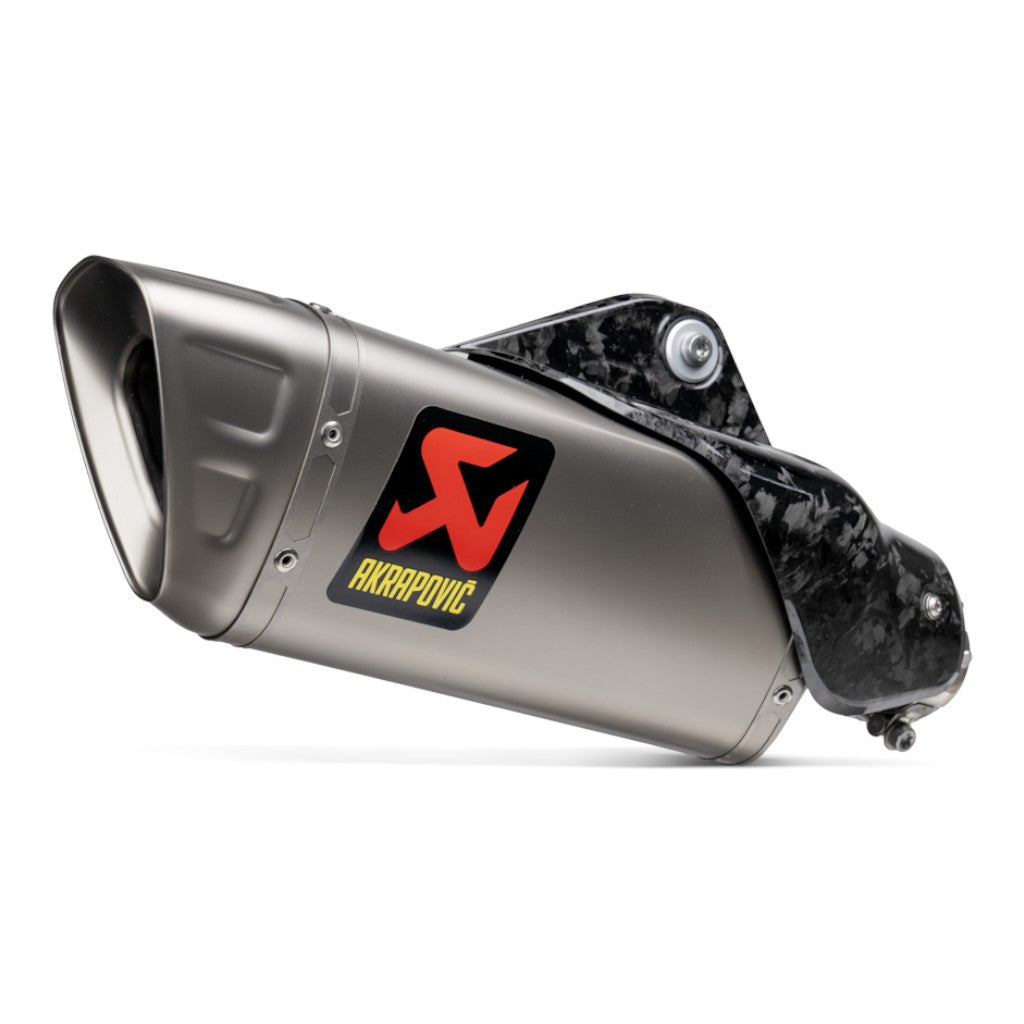 AKRAPOVIC S-Y10SO20-HAPLT/1 Exhaust System Slip-On Line (Titanium) for YAMAHA MT-10/FZ-10 2022-2024 Photo-0