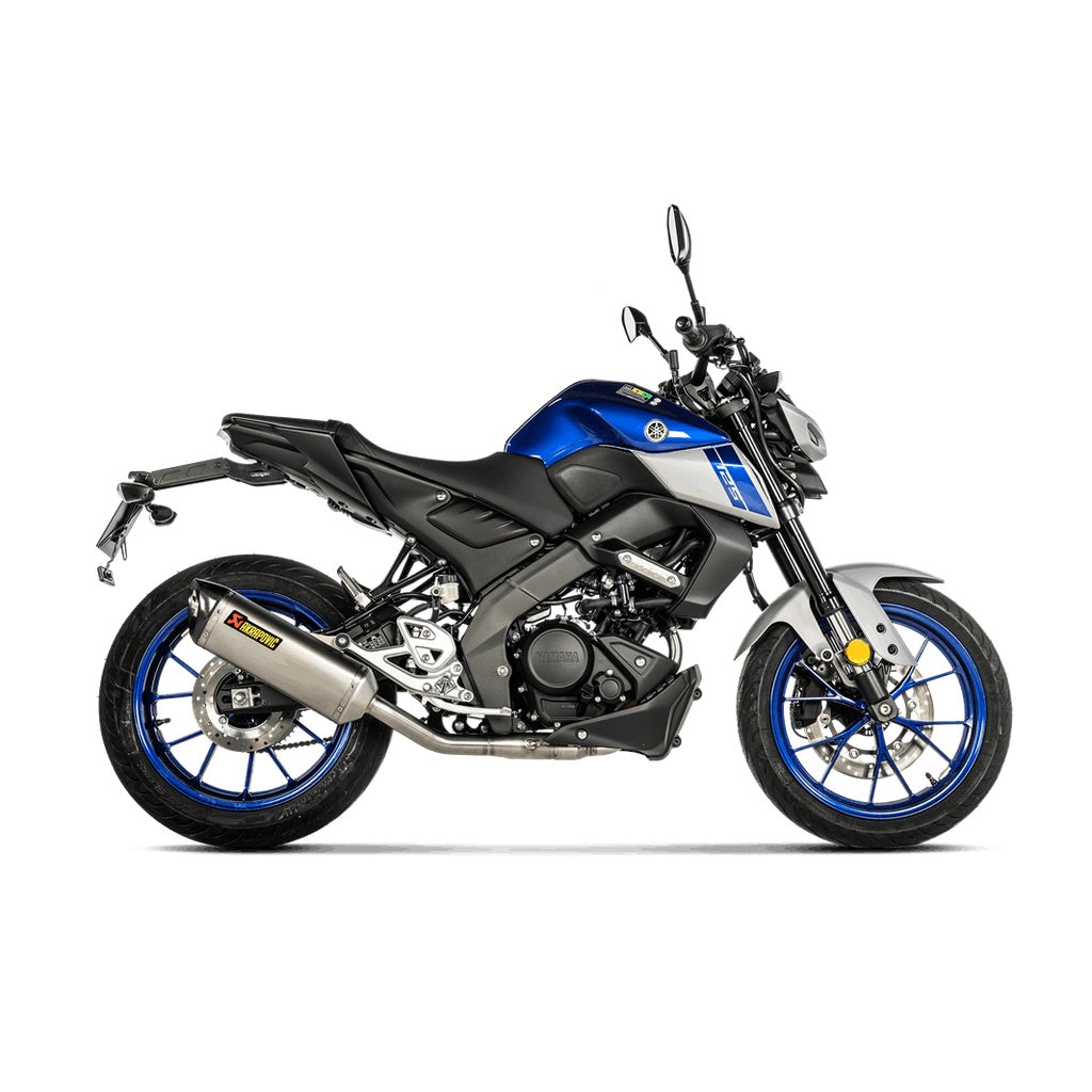 AKRAPOVIC S-Y125R11-HZT Exhaust Racing Line (Titanium) for YAMAHA R125 2025- Photo-2