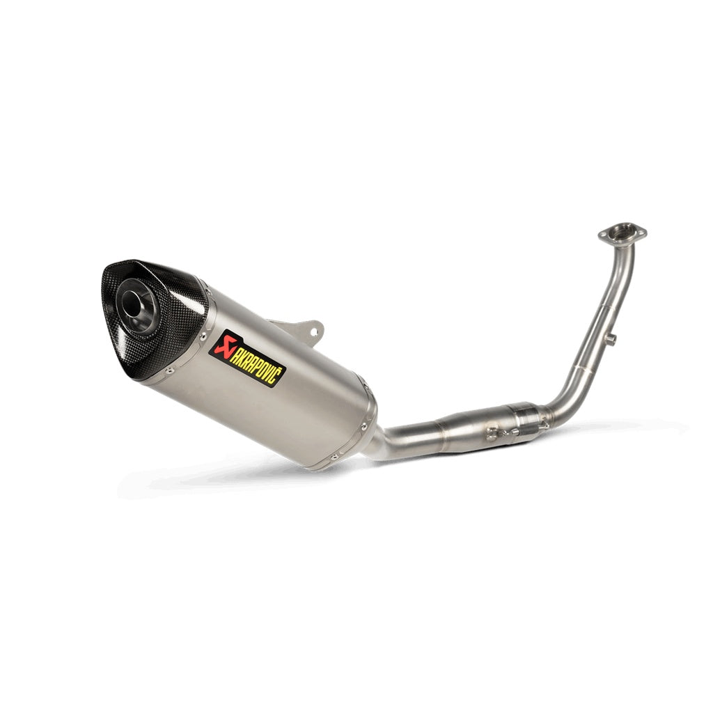AKRAPOVIC S-Y125R11-HZT Exhaust Racing Line (Titanium) for YAMAHA R125 2025- Photo-0
