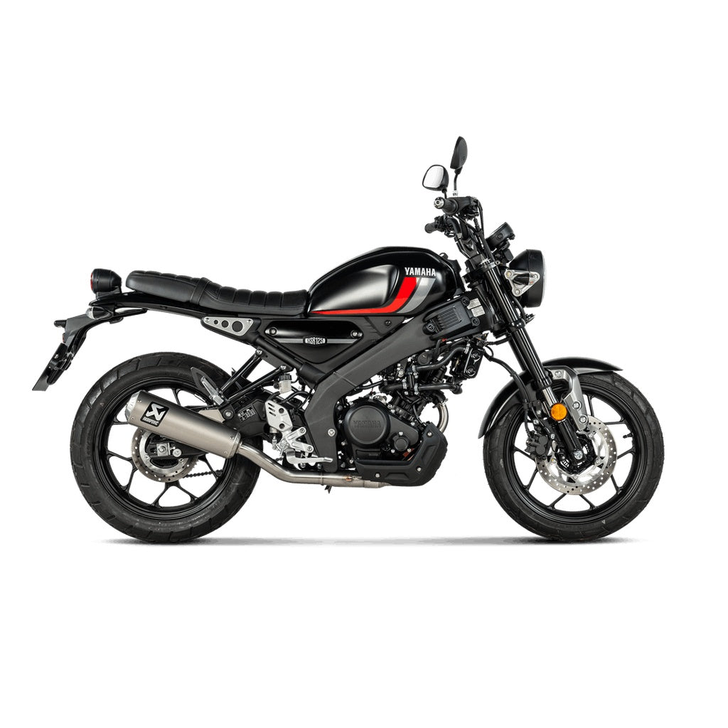 AKRAPOVIC S-Y125R13-HBFGT Exhaust Racing Line (Titanium) for YAMAHA XSR125 / XSR125 Legacy 2025- Photo-1