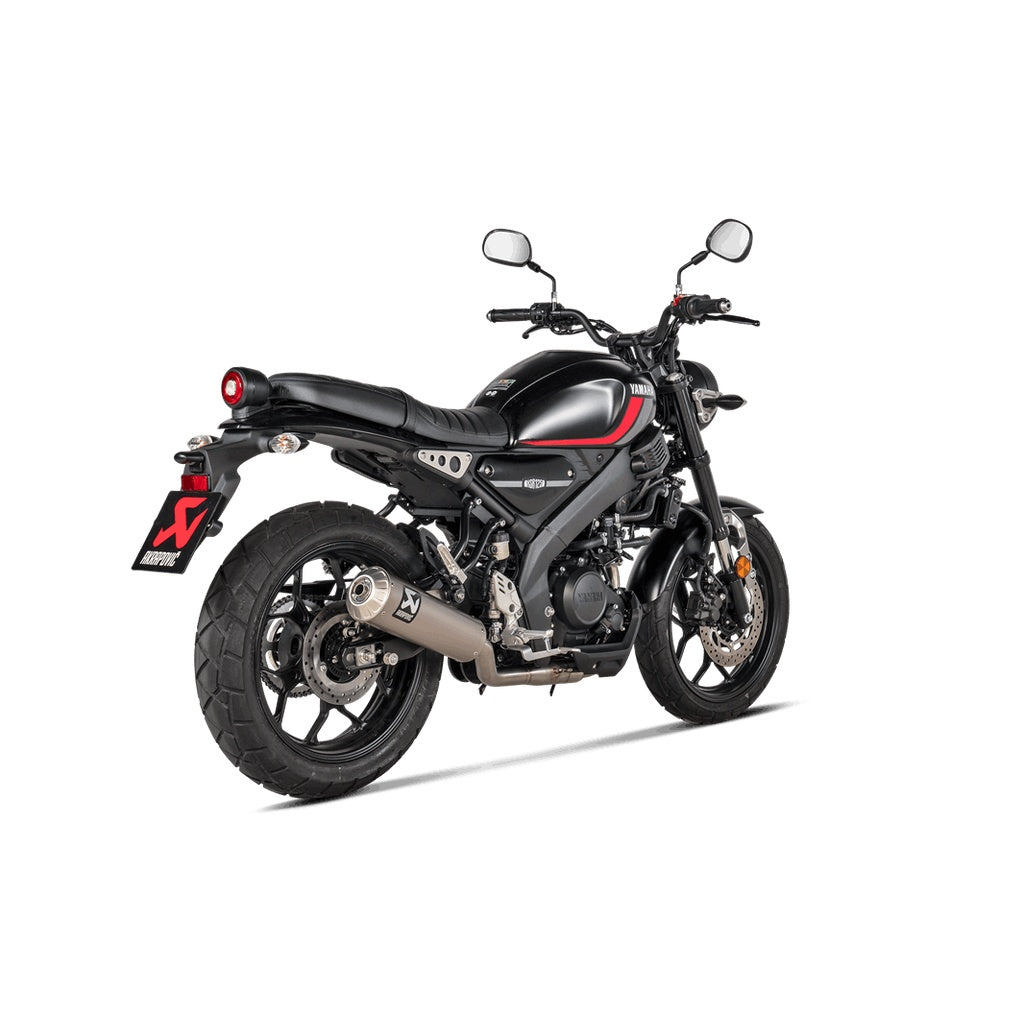 AKRAPOVIC S-Y125R13-HBFGT Exhaust Racing Line (Titanium) for YAMAHA XSR125 / XSR125 Legacy 2025- Photo-2