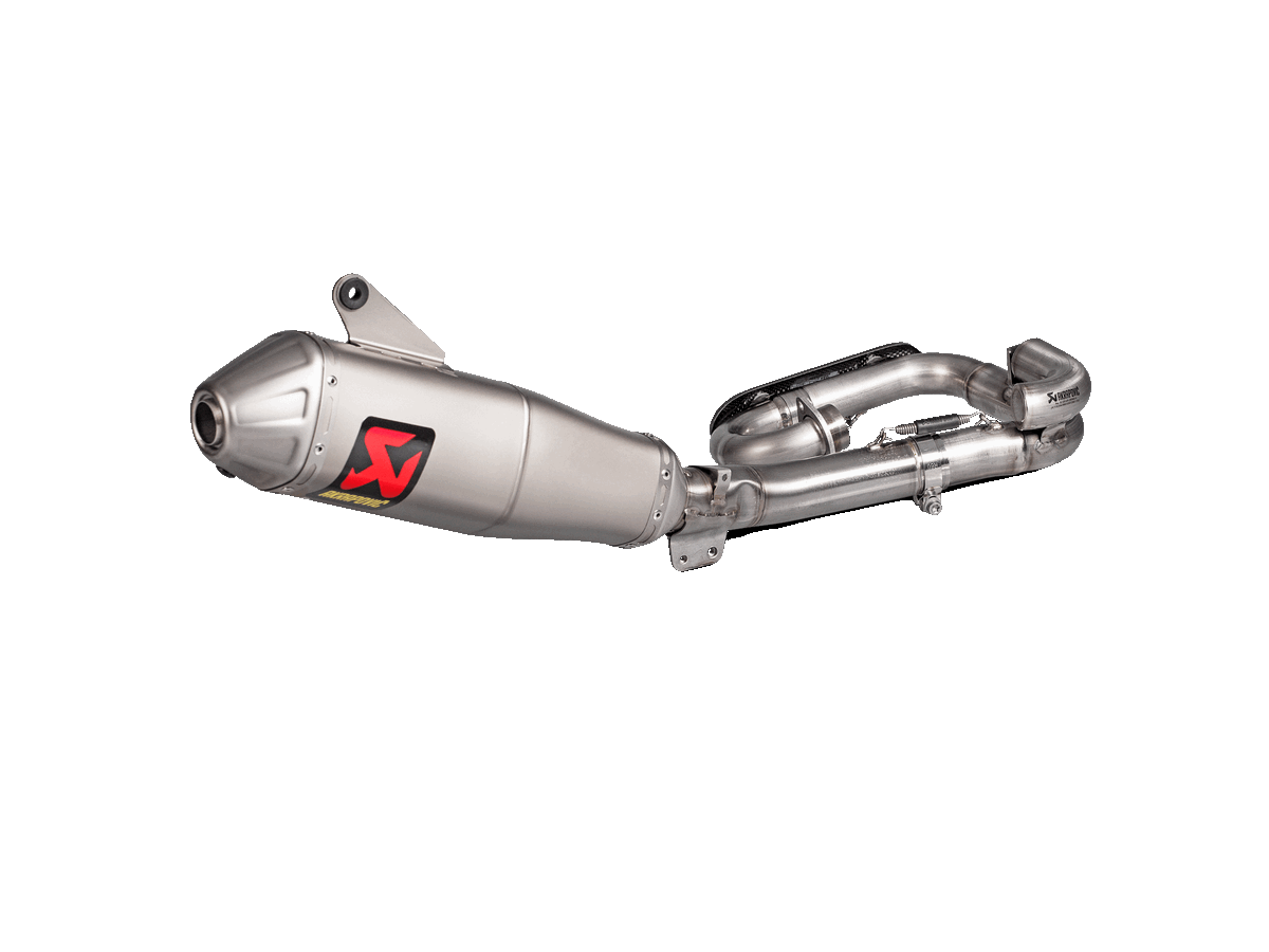 AKRAPOVIC S-Y2MR15-CIBNTA Exhaust System Racing Line (Titanium) for YAMAHA WR250F 2015-2019 Photo-0
