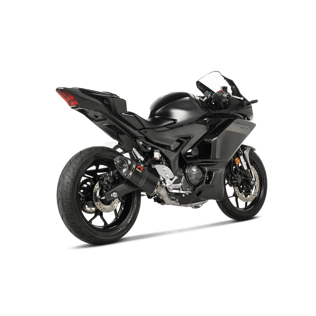 AKRAPOVIC S-Y3R3-APC Exhaust Racing Line (Carbon) for YAMAHA MT-03 2025- Photo-1