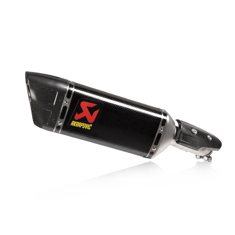 AKRAPOVIC S-Y3SO5-HAPC Exhaust System Slip-On Line (Carbon) for YAMAHA MT-03 2022-2023 Photo-0