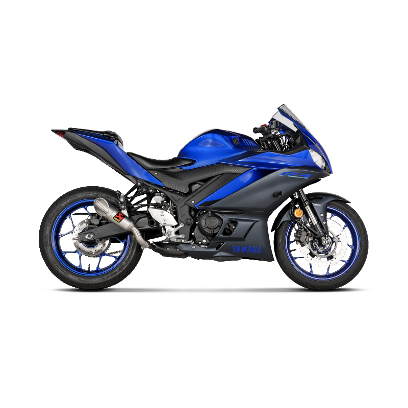 AKRAPOVIC S-Y3SO6-IVOSS Exhaust System Slip-On Line (SS) for YAMAHA MT-03 2022-2023 Photo-1