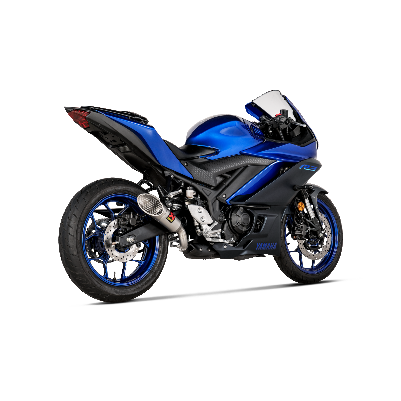 AKRAPOVIC S-Y3SO6-IVOSS Exhaust System Slip-On Line (SS) for YAMAHA MT-03 2022-2023 Photo-2