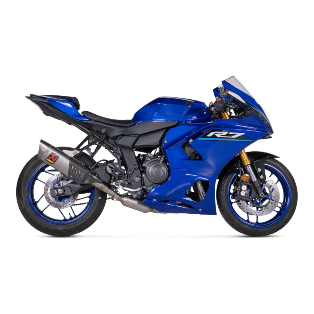 AKRAPOVIC S-Y7R15-APT Exhaust System Racing Line (Titanium) for YAMAHA R7 2026-2026 Photo-1