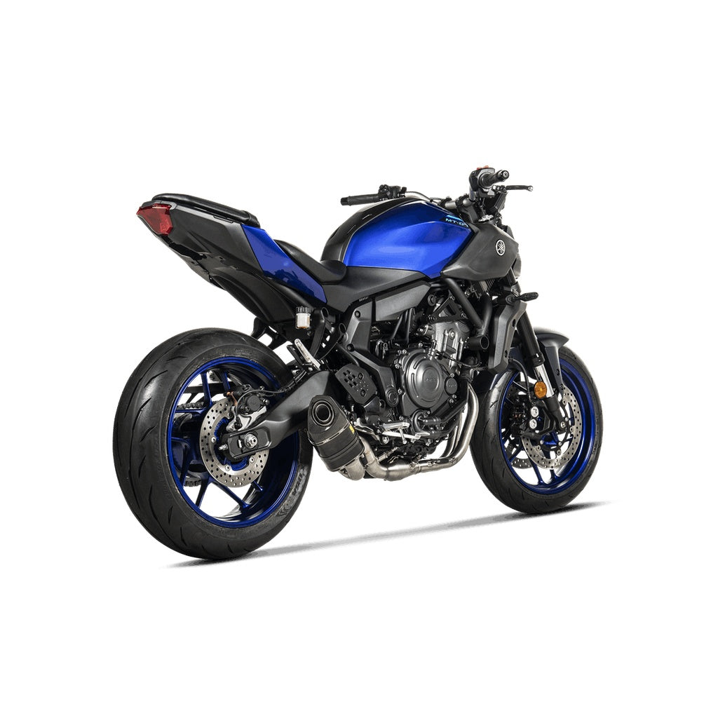AKRAPOVIC S-Y7R2-AFC/1 Exhaust Racing Line (Carbon) for YAMAHA MT-07 / FZ-07 2025- Photo-1