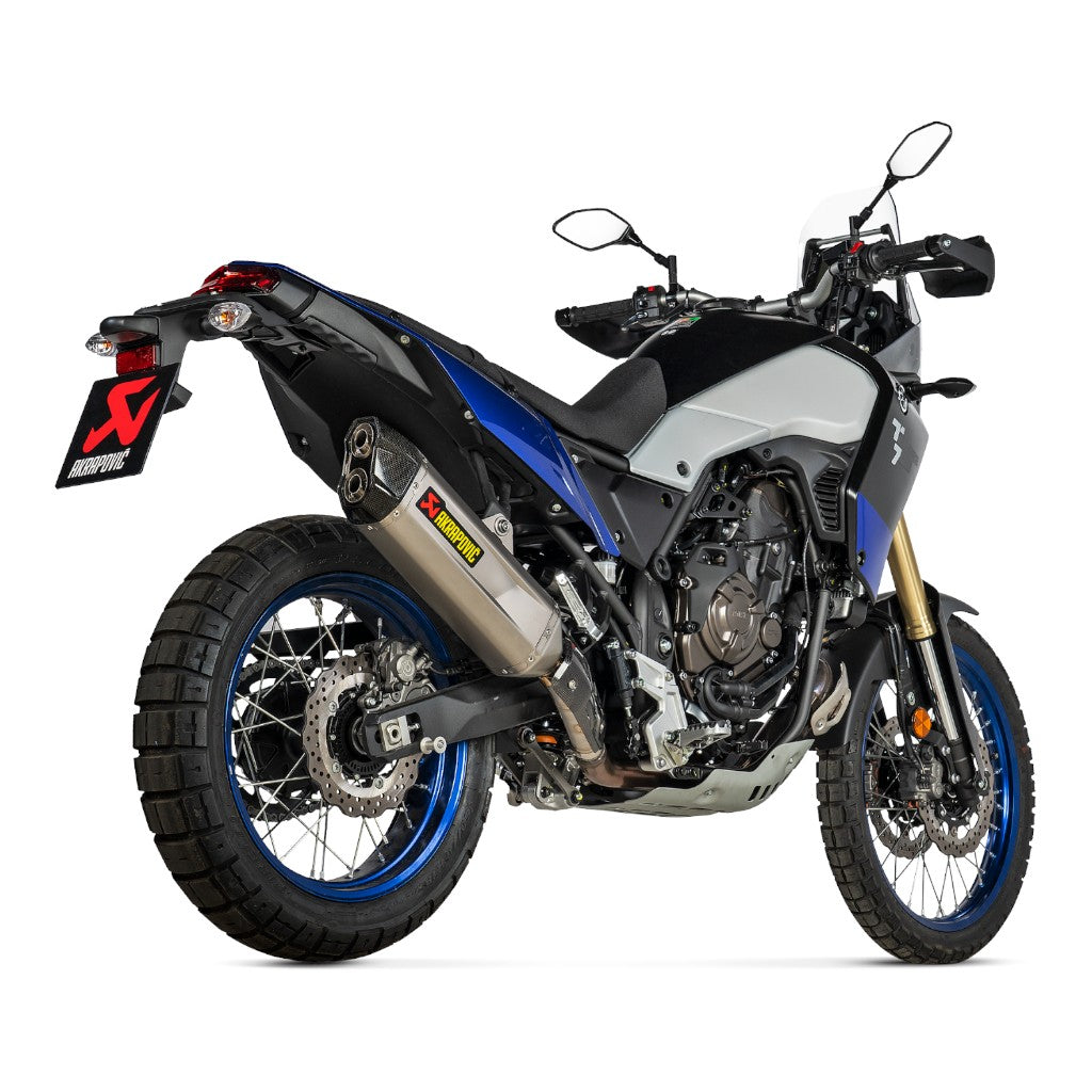 AKRAPOVIC S-Y7SO5-HGJT Exhaust System Slip-On Line (Titanium) for YAMAHA Tenere 700 2019-2023 Photo-1
