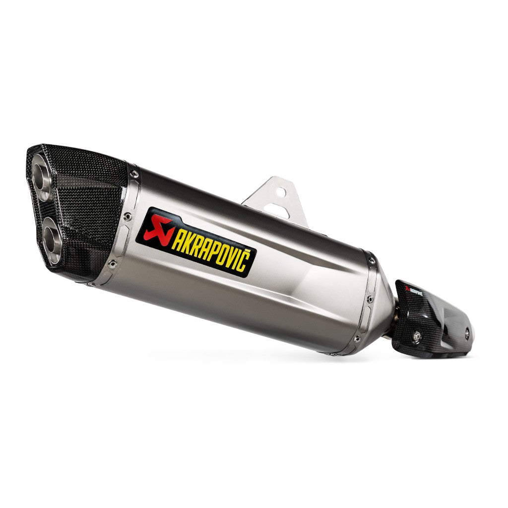 AKRAPOVIC S-Y7SO5-HGJT Exhaust System Slip-On Line (Titanium) for YAMAHA Tenere 700 2019-2023 Photo-0