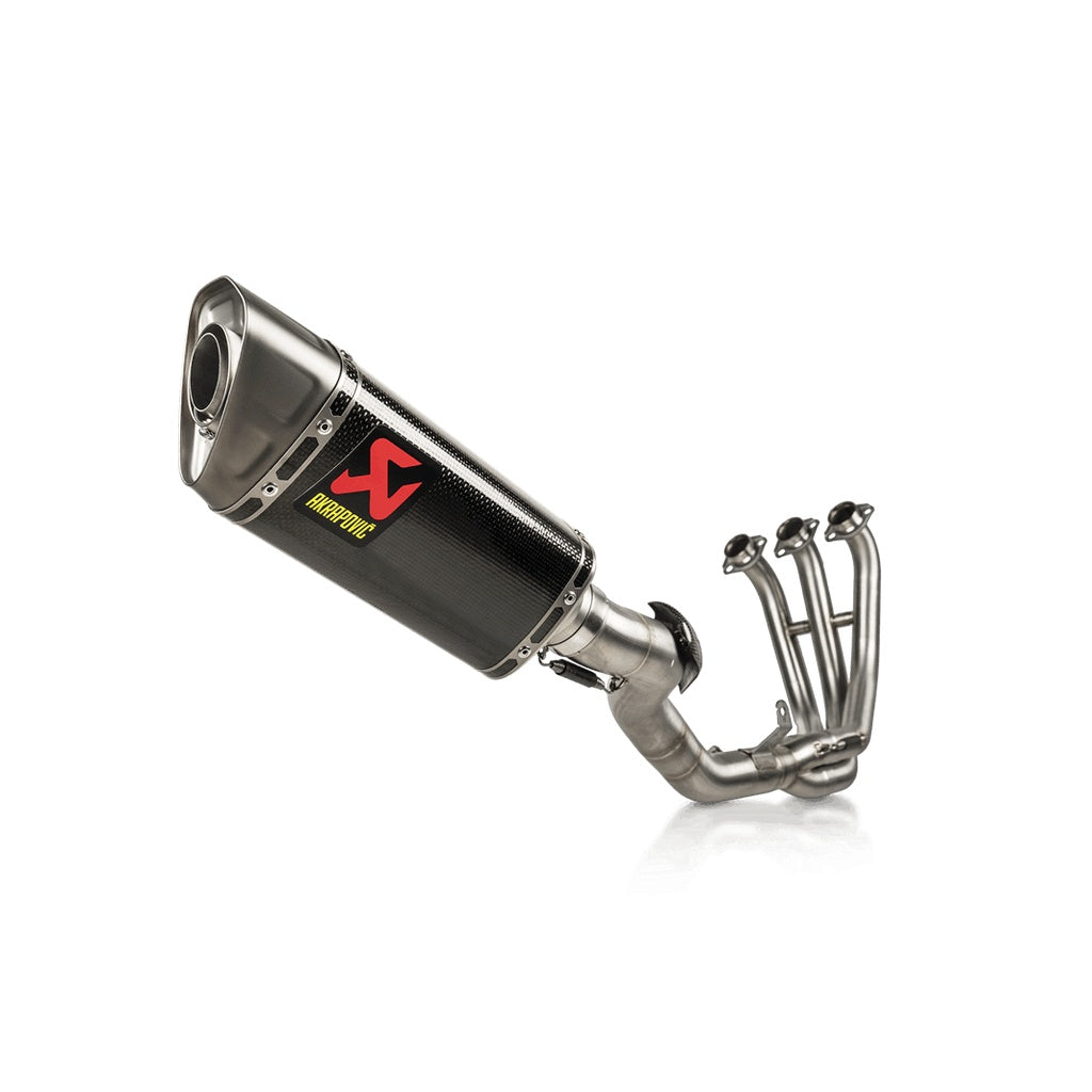 AKRAPOVIC S-Y9R20-APC Exhaust Racing Line (Carbon) for YAMAHA Tracer 9 / GT / GT+ 2025- Photo-0