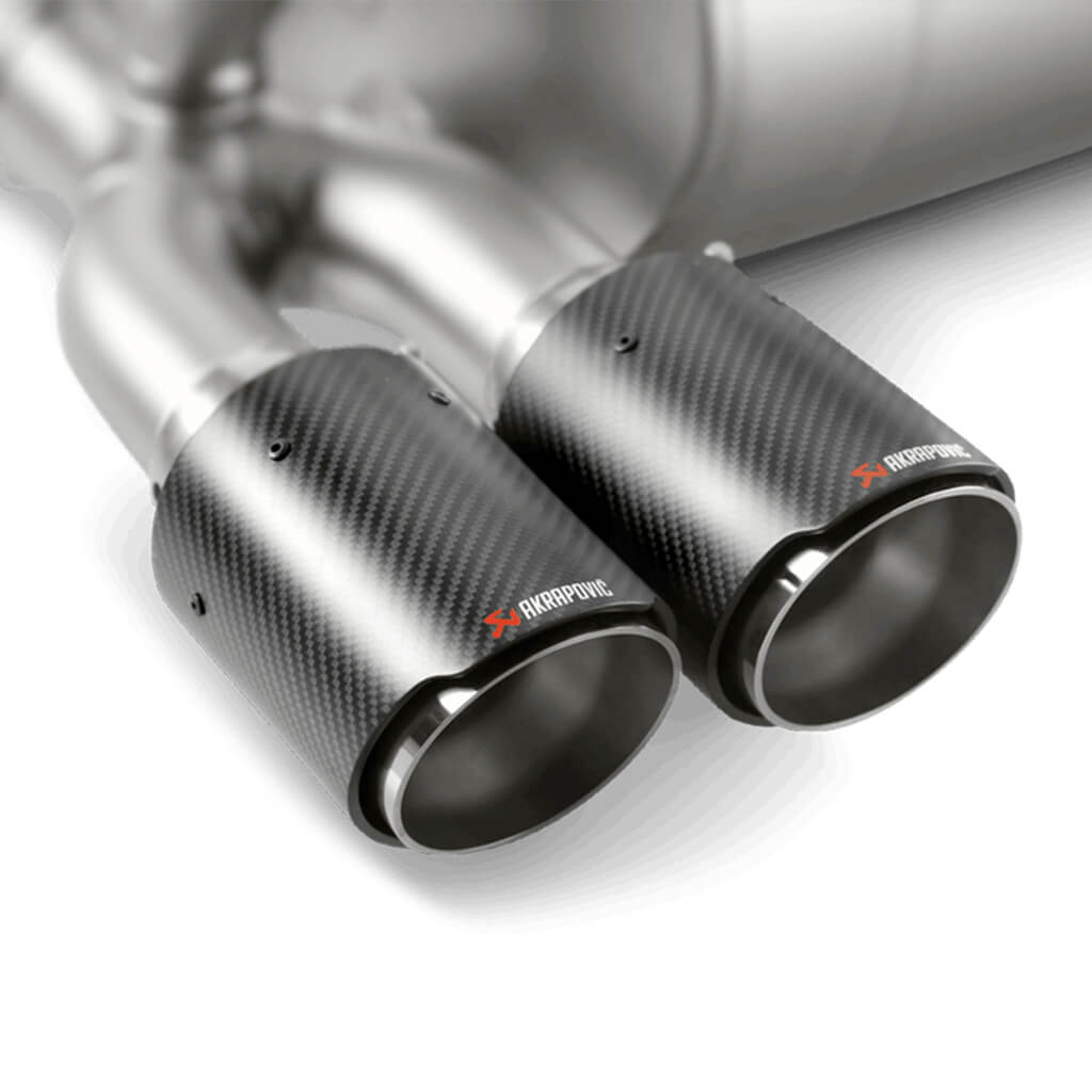 AKRAPOVIC TP-CT/26 Tail Pipe Set (Carbon) for BMW M3 (F80) / M4 (F82) 2014-2019 (ECE Type Approval) Photo-2
