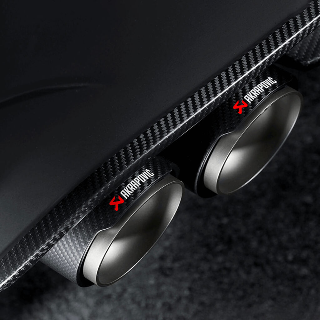 AKRAPOVIC TP-CT/26 Tail Pipe Set (Carbon) for BMW M3 (F80) / M4 (F82) ECE Type Approval Photo-3