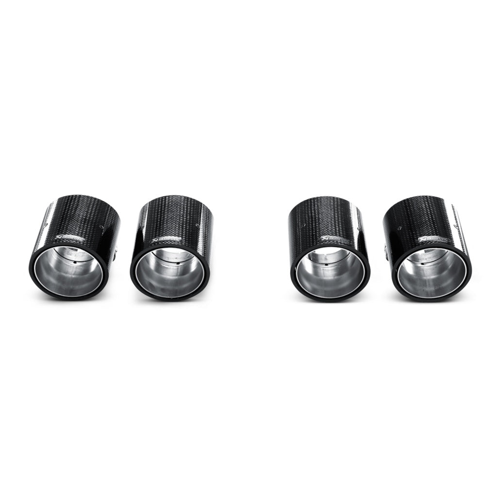 AKRAPOVIC TP-CT/5 Tail Pipe Set (Carbon) for BMW 1M Coupe (E82) 2011-2012 Photo-1