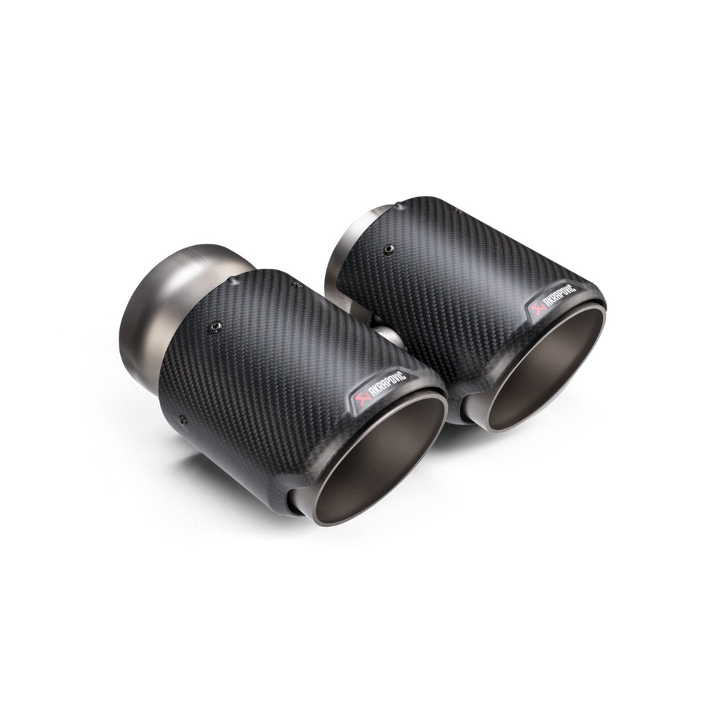AKRAPOVIC TP-CT/68 Tail Pipe Set Cylindrical Design (Carbon) for BMW M2 (G87) / M3 (G80 / G81) / M4 (G82 / G83) Photo-1