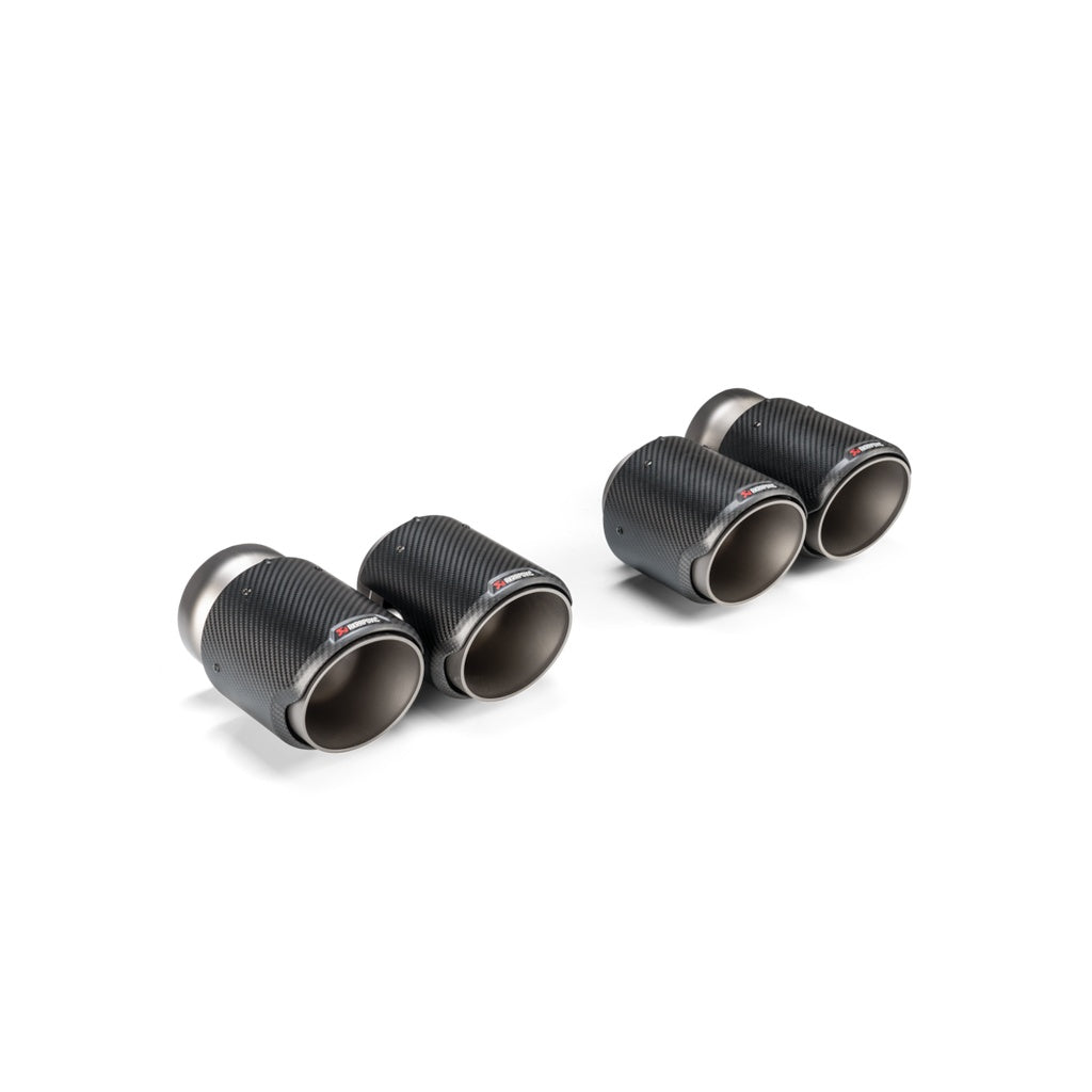 AKRAPOVIC TP-CT/68 Tail Pipe Set Cylindrical Design (Carbon) for BMW M2 (G87) / M3 (G80 / G81) / M4 (G82 / G83) Photo-0