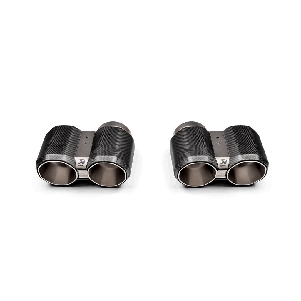 AKRAPOVIC TP-CT/69 Tail Pipe Set Hexagonal Design (Carbon) for BMW M2 (G87) / M3 (G80 / G81) / M4 (G82 / G83) Photo-0