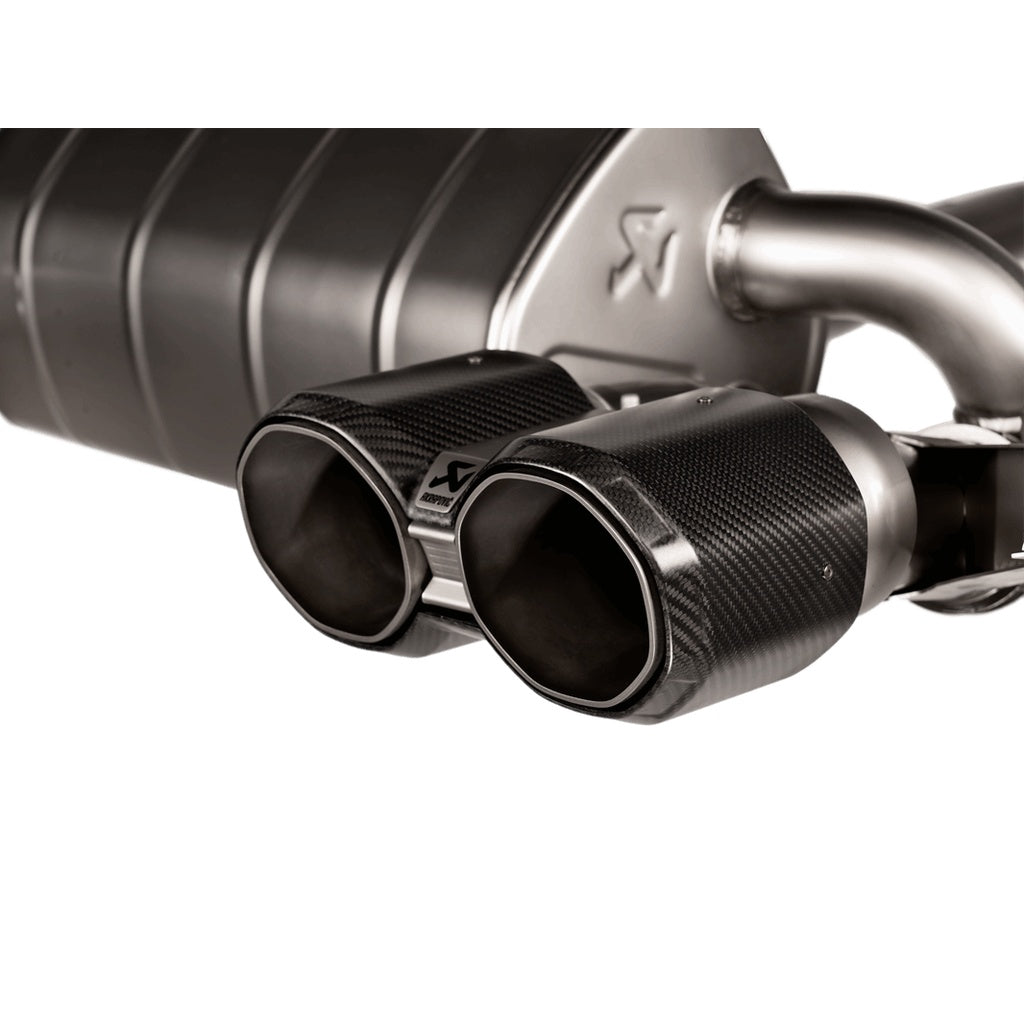 AKRAPOVIC TP-CT/69 Tail Pipe Set Hexagonal Design (Carbon) for BMW M2 (G87) / M3 (G80 / G81) / M4 (G82 / G83) Photo-2