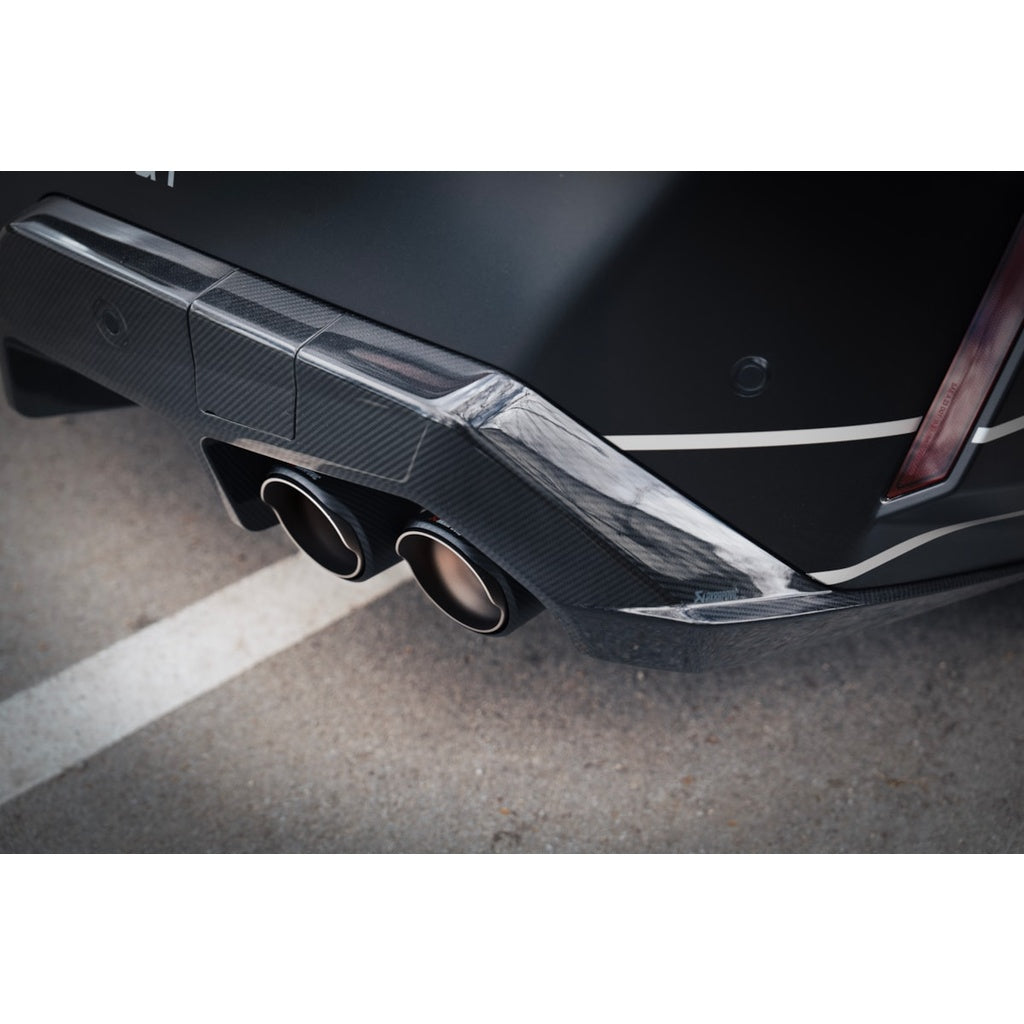 AKRAPOVIC TP-CT/78 Tail Pipe Set Cylindrical Design (Carbon) for BMW M5 (G90 / G99) Photo-5