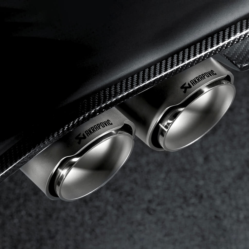AKRAPOVIC TP-T/S/8 Tail Pipe Set (Titanium) for BMW M3 (F80) / М4 (F82) 2014-2018 (ECE Type Approval) Photo-2