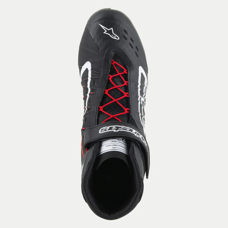ALPINESTARS 2712124_123_7,5 Karting shoes TECH-1 KX V3 FIA 8877-2022 - Black / White / Red, Size 7,5 Photo-3