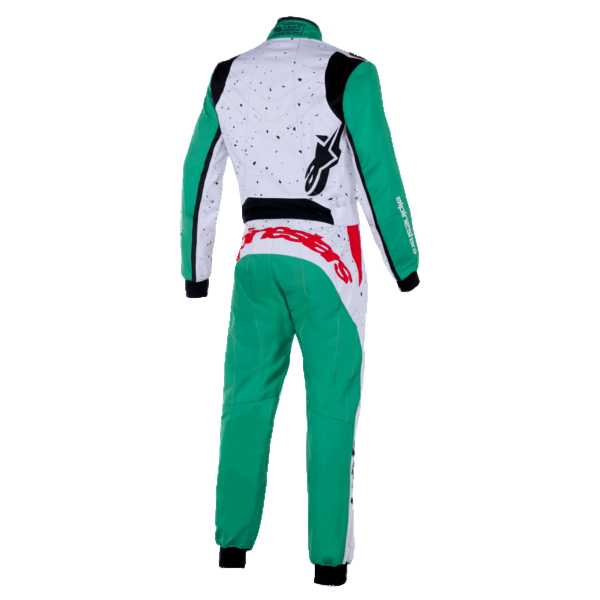 ALPINESTARS 3350125-263-56 Suit for Karting KMX-9 V3, White / Green / Red, Size 56 Photo-1