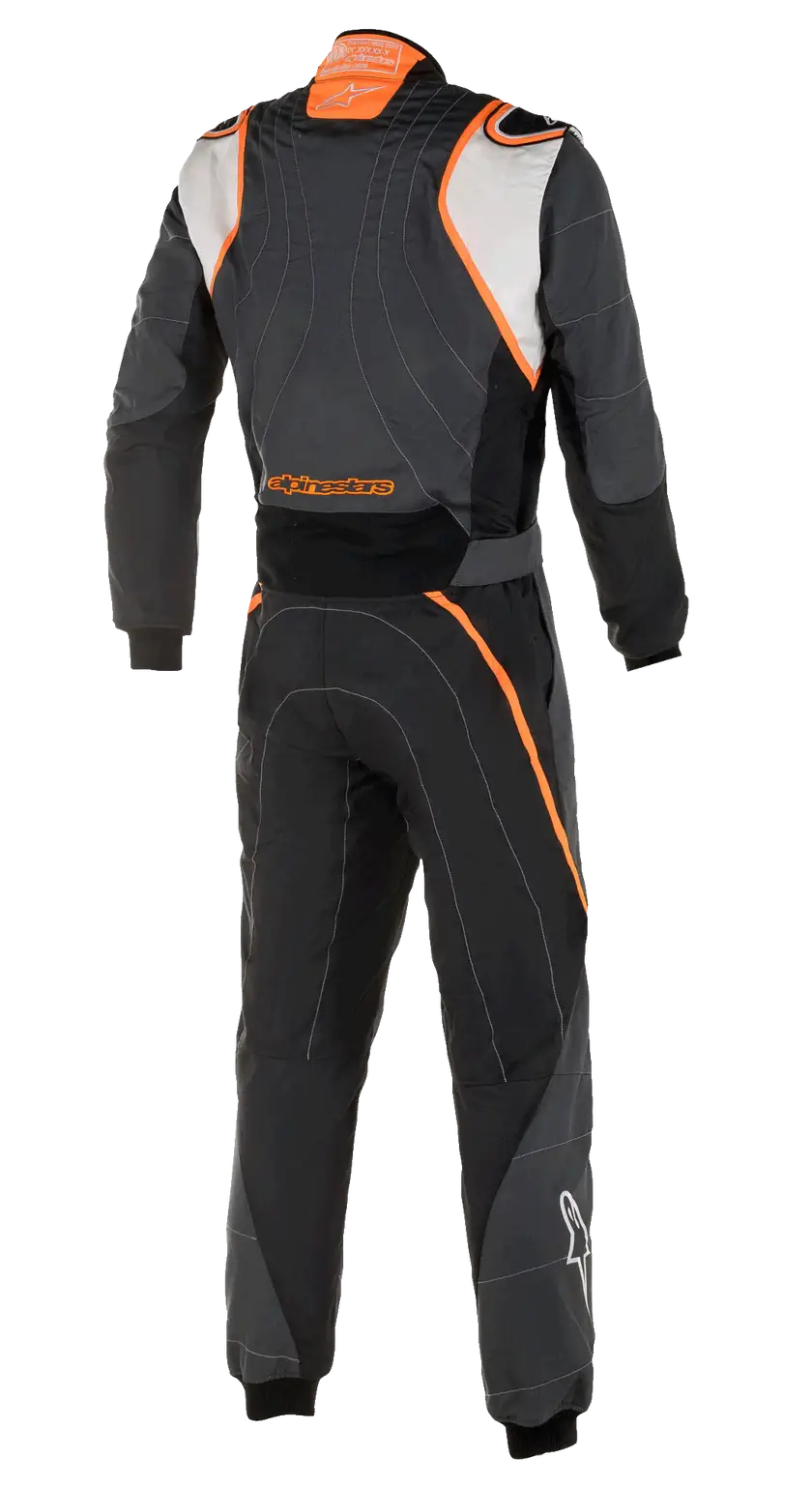 ALPINESTARS 3355020_1424_64 Auto racing suit GP Race V2 FIA Anthracite / White / Orange, Size 64 Photo-1