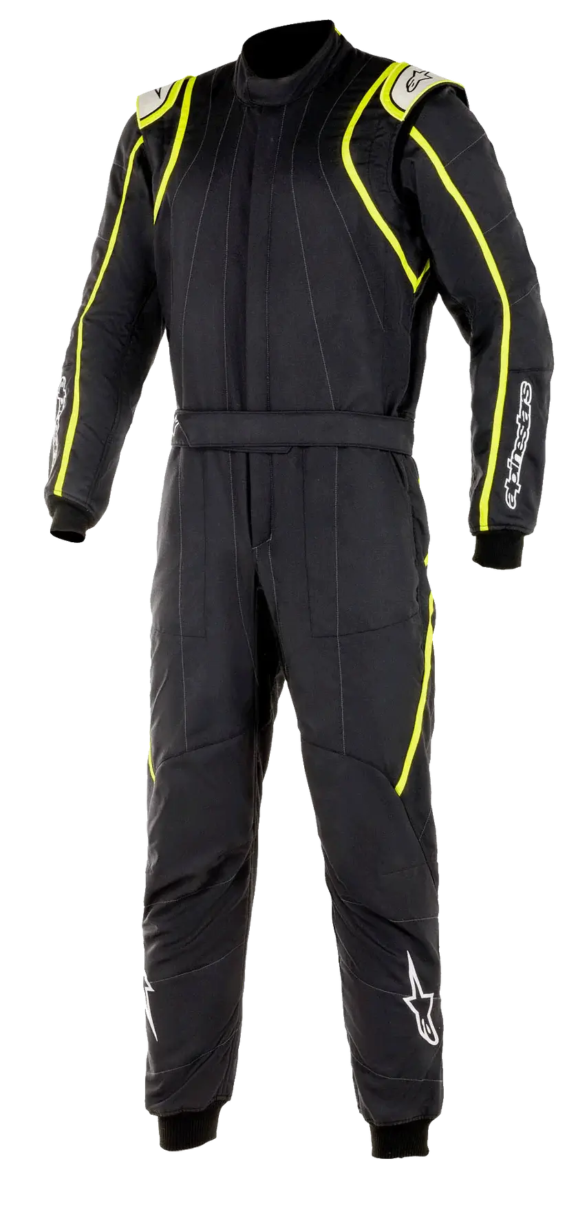 ALPINESTARS 3355020_155_64 Auto racing suit GP Race V2 FIA Black / Yellow fluo, Size 64 Photo-0