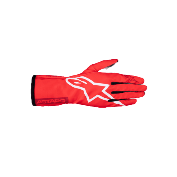 ALPINESTARS 3550725-3082-L Youth Gloves for Karting Tech-1 K Race V2 S, Red / White / Burgundy, Size L Photo-0