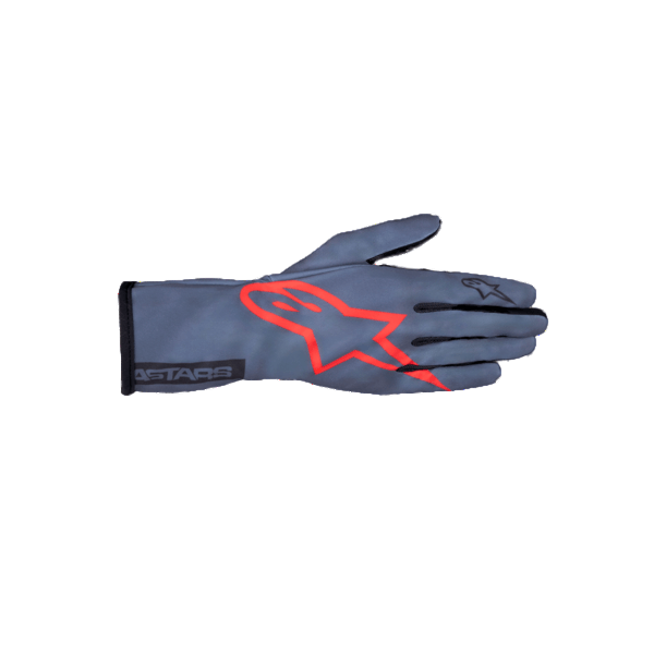 ALPINESTARS 3550625-9152-M Gloves for Karting Tech-1 K Race V2, Asphalt / Red / Charcoal, Size M Photo-0