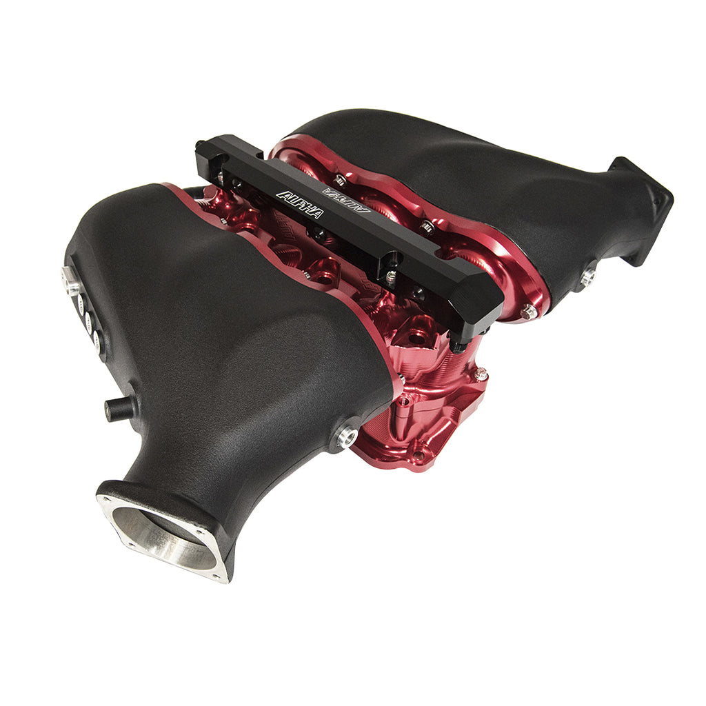 AMS ALP.07.08.0101-7 Cast Aluminum Intake Manifold Plenum Set for NISSAN GT-R (R35) 2009- Photo-0