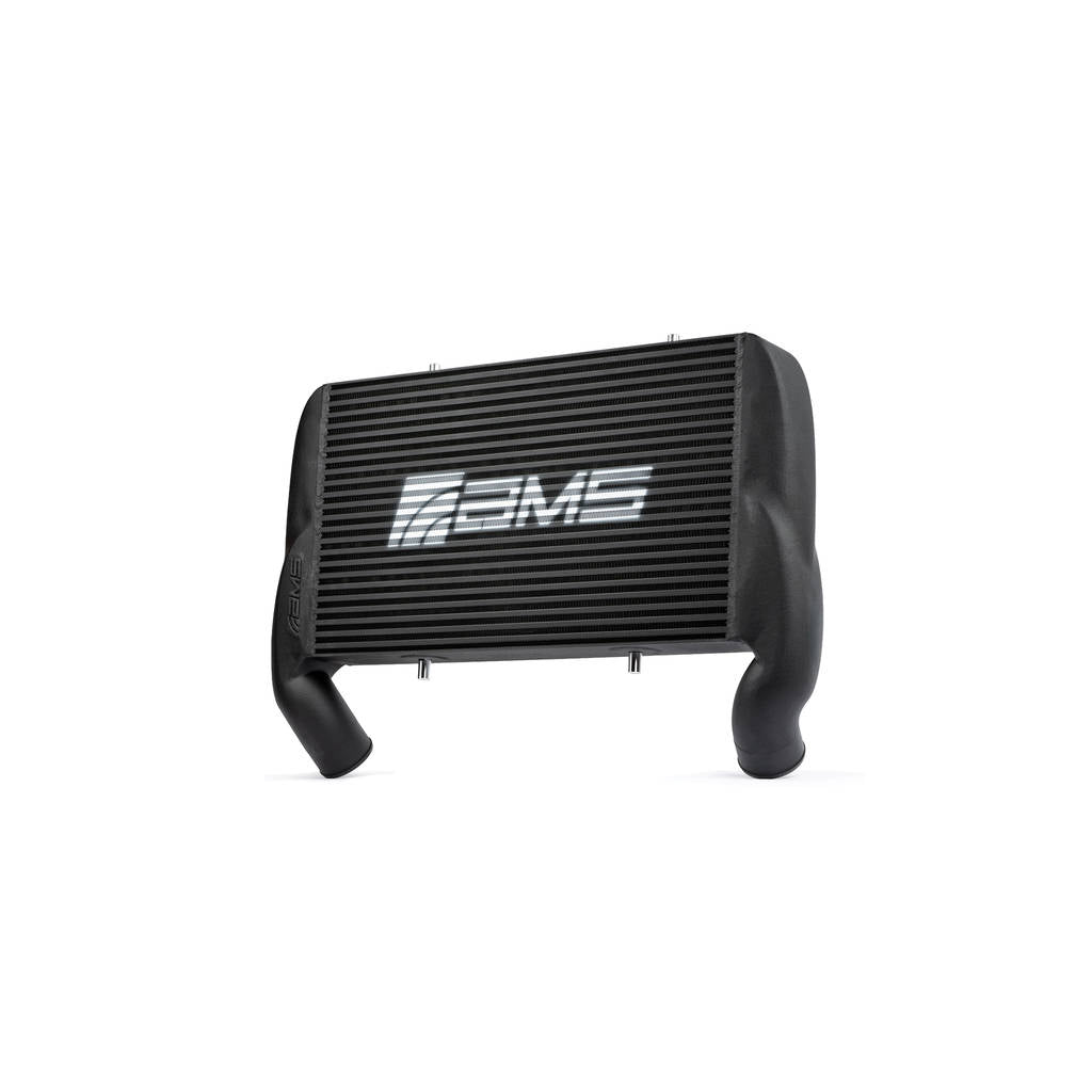 AMS AMS.55.09.0002-4 Intercooler Kit (Black / Powder Coat / without AMS Logo) for FORD F-150 Raptor 3.5L EcoBoost 2017- Photo-0