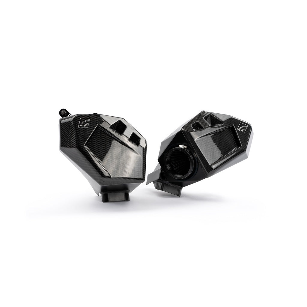 AMS AMS.48.08.0001-2 Air Intake System with Carbon Fiber Lids for BMW M2 (G87) / M3 (G80) / M4 (G82) Photo-1