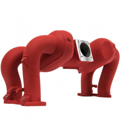 AMS AMS.31.08.0002-2 Intake manifold SUBARU EJ25 (reverse rotation, texture red) Photo-1