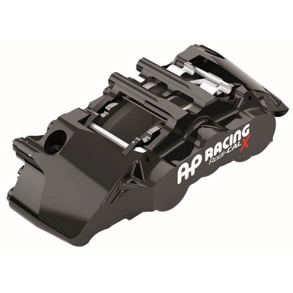 AP RACING CP8576-3S0BG14 Left Brake Caliper Heavy-Duty Radi-CAL X, 6 Piston, Black Photo-0