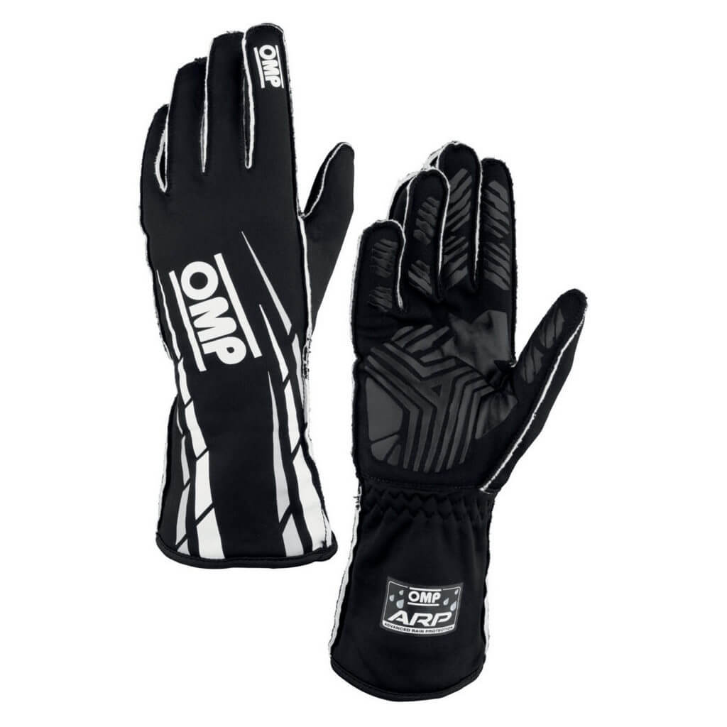 OMP KB0-2745-A01-071-L Karting Gloves ARP, Black, Size L Photo-0