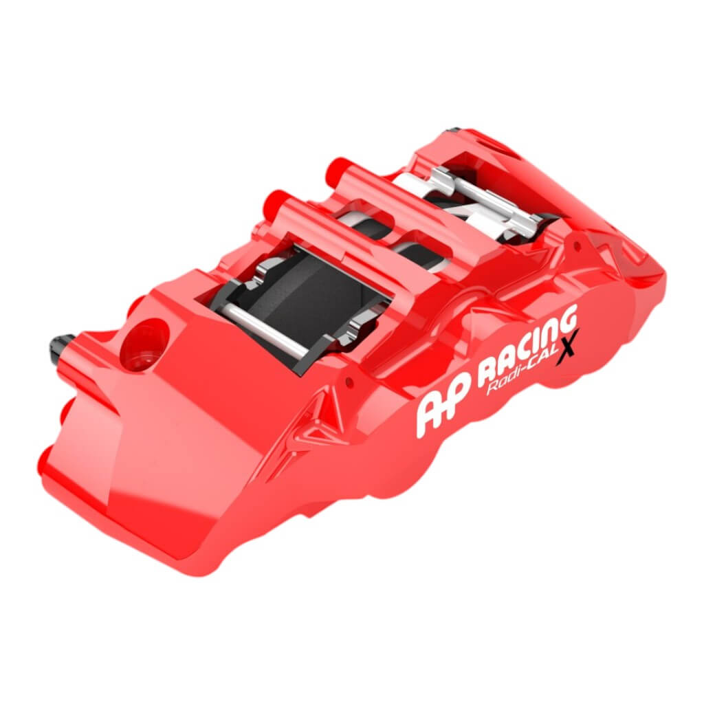 AP RACING CP8576-2S0R45 Right Brake Caliper Heavy-Duty Radi-CAL X, 6 Piston, Red Photo-0
