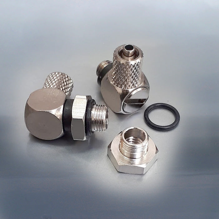 AQUAMIST 806-388M Low profile compression right angle jet adaptor Photo-0