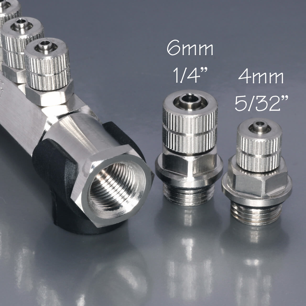AQUAMIST 806-403 4-Way Hex Manifold Photo-1