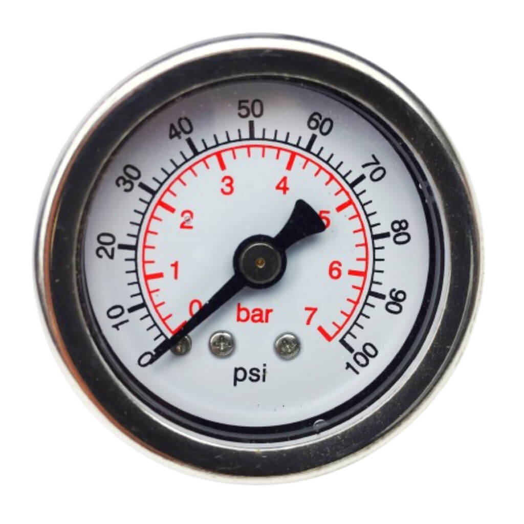 ARD 1-1/2\" 0-100 PSI Fuel Pressure Gauge Photo-0