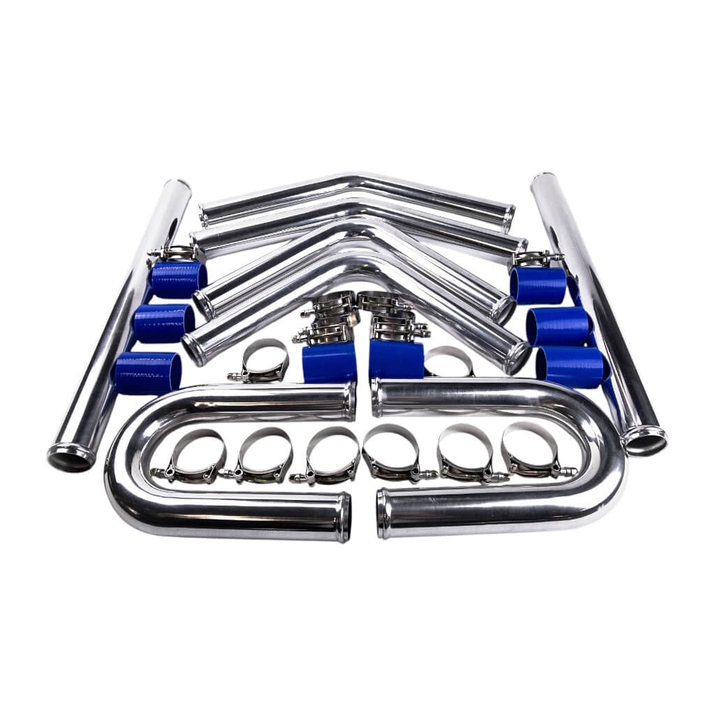 ARD 5592b Aluminum Pipes Set + Silicone + Clamps (Universal) 2.25\" Photo-0