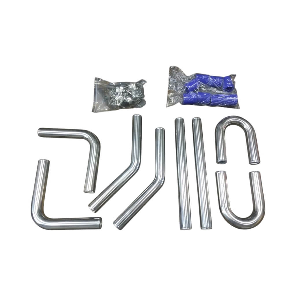 ARD 5592c Aluminum Pipes Set + Silicone + Clamps (Universal) 2.5\" Photo-2