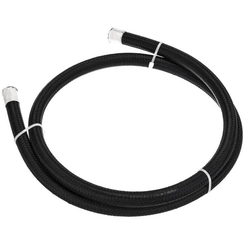ARD AR0724-8-M PTFE Stainless Steel Braided Hose AN8 (with Black Nylon Line Braided Cover) Photo-0