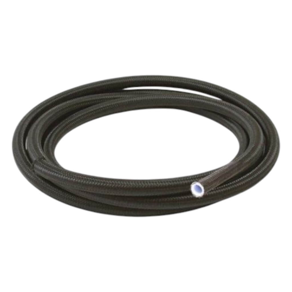 ARD AR0725BLK-6-M PTFE Hose With Black Stainless Steel Wire Braided AN6 Photo-0
