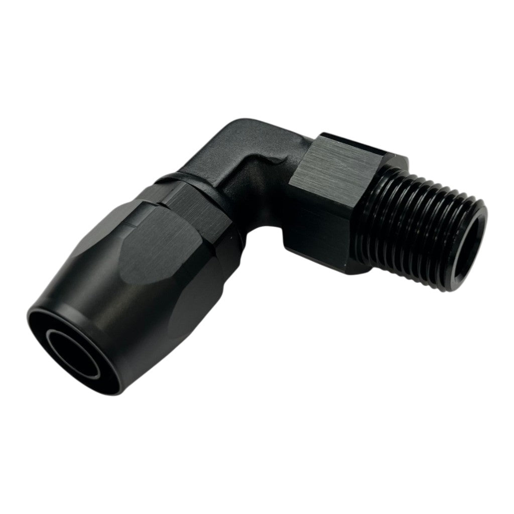 ARD ARANCUT8290-10D Forged Style Cutter Hose Ends 90 degree AN10 to 1/2" NPT Photo-0