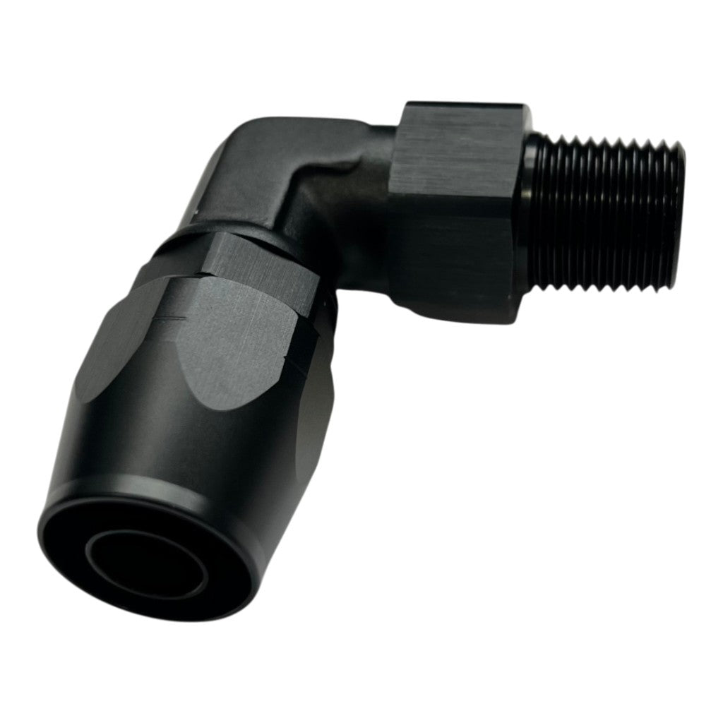 ARD ARANCUT8290-10D Forged Style Cutter Hose Ends 90 degree AN10 to 1/2" NPT Photo-1