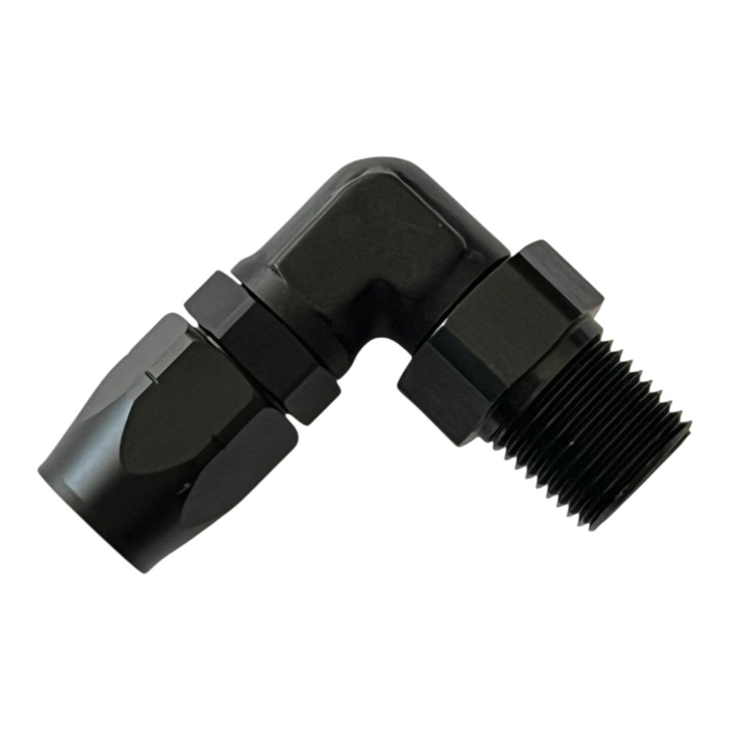 ARD ARANCUT8290-8-8D Forged Style Cutter Hose Ends 90 degree AN8 to 1/2" NPT Photo-1